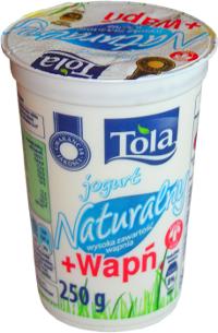 jogurt naturalny tola ze zwikszon iloci wapnia